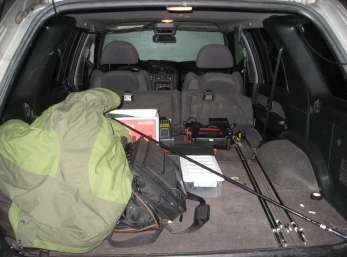 Antennas and backup gear for the trip.  I try to bring a backup of everything from Rig to laptop to antennas. 