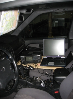 Operating Position table over passenger seat